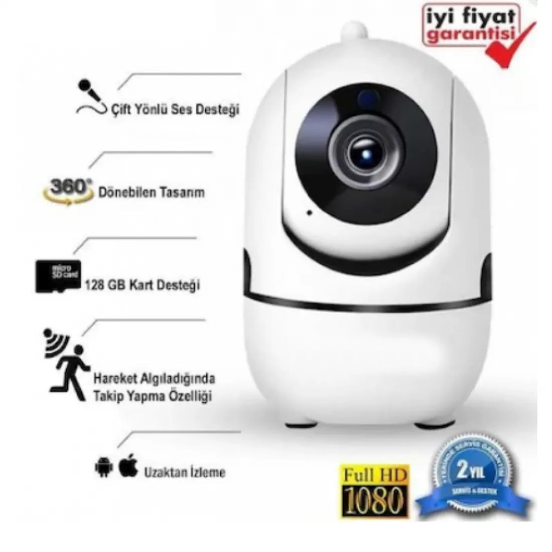 3mp Wifi Kablosuz Bebek Kamerası