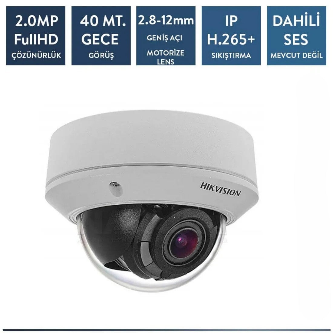 Hikvision DS-2CD2723G2-IZS 2mp AcuSense ip IR Dome Kamera