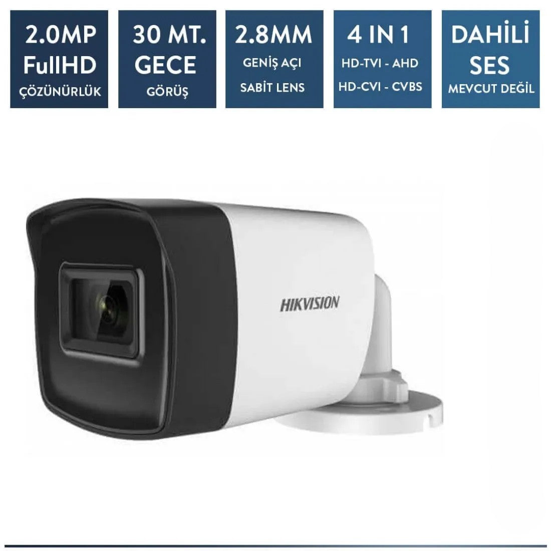 Hikvision DS-2CE16D0T-ITF 2mp Analog HD IR Bullet Kamera
