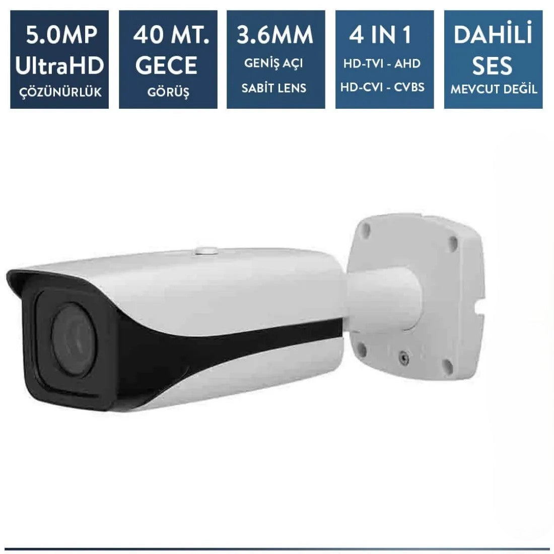 Techvision TC-10536H 5mp Metal Bullet Kamera
