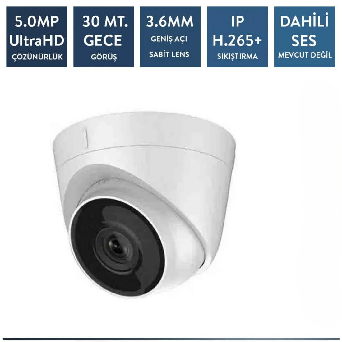 Techvision TC-12536N 5mp Ip Poe Plastik Dome Kamera