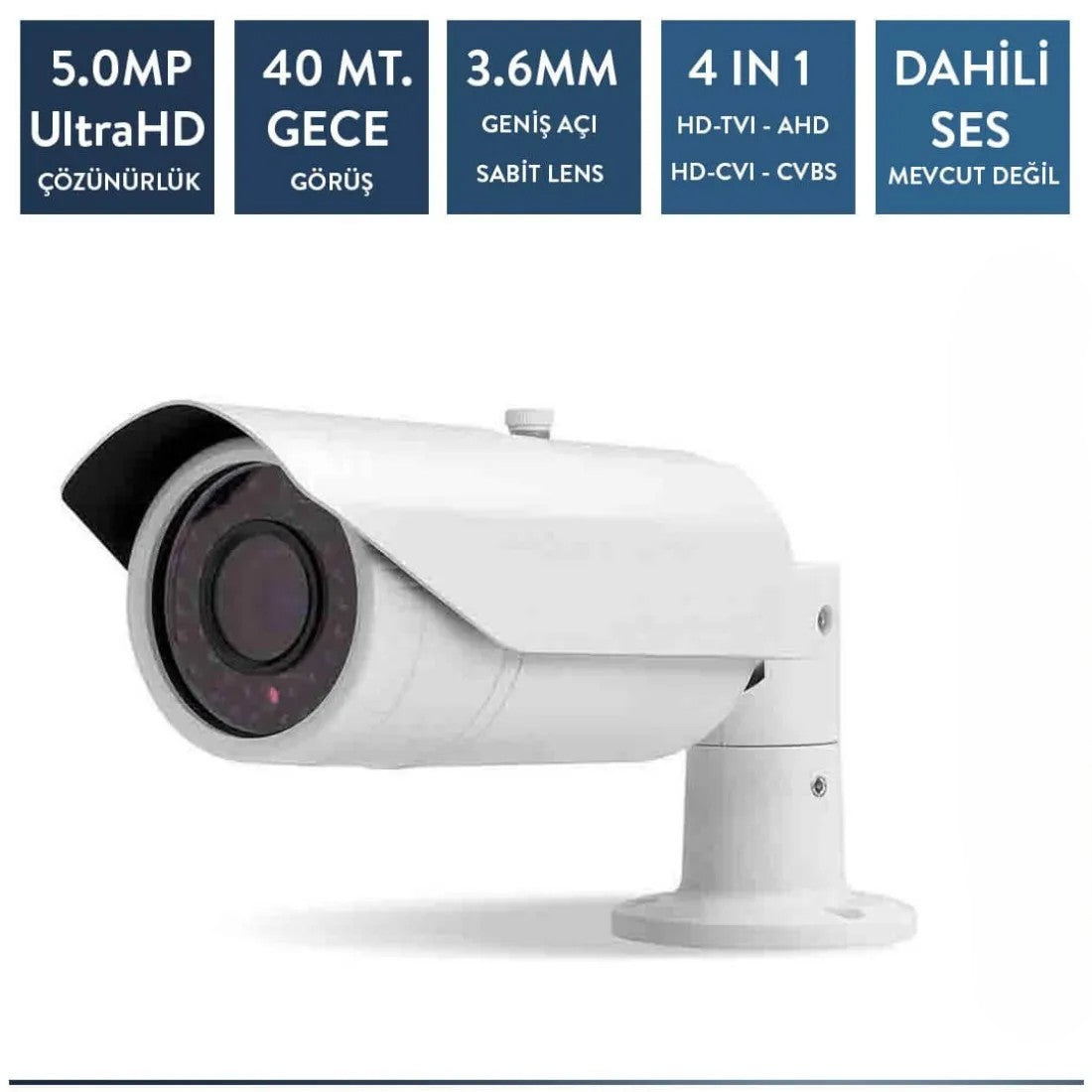 Techvision TC-9536H 5mp Metal Bullet Kamera