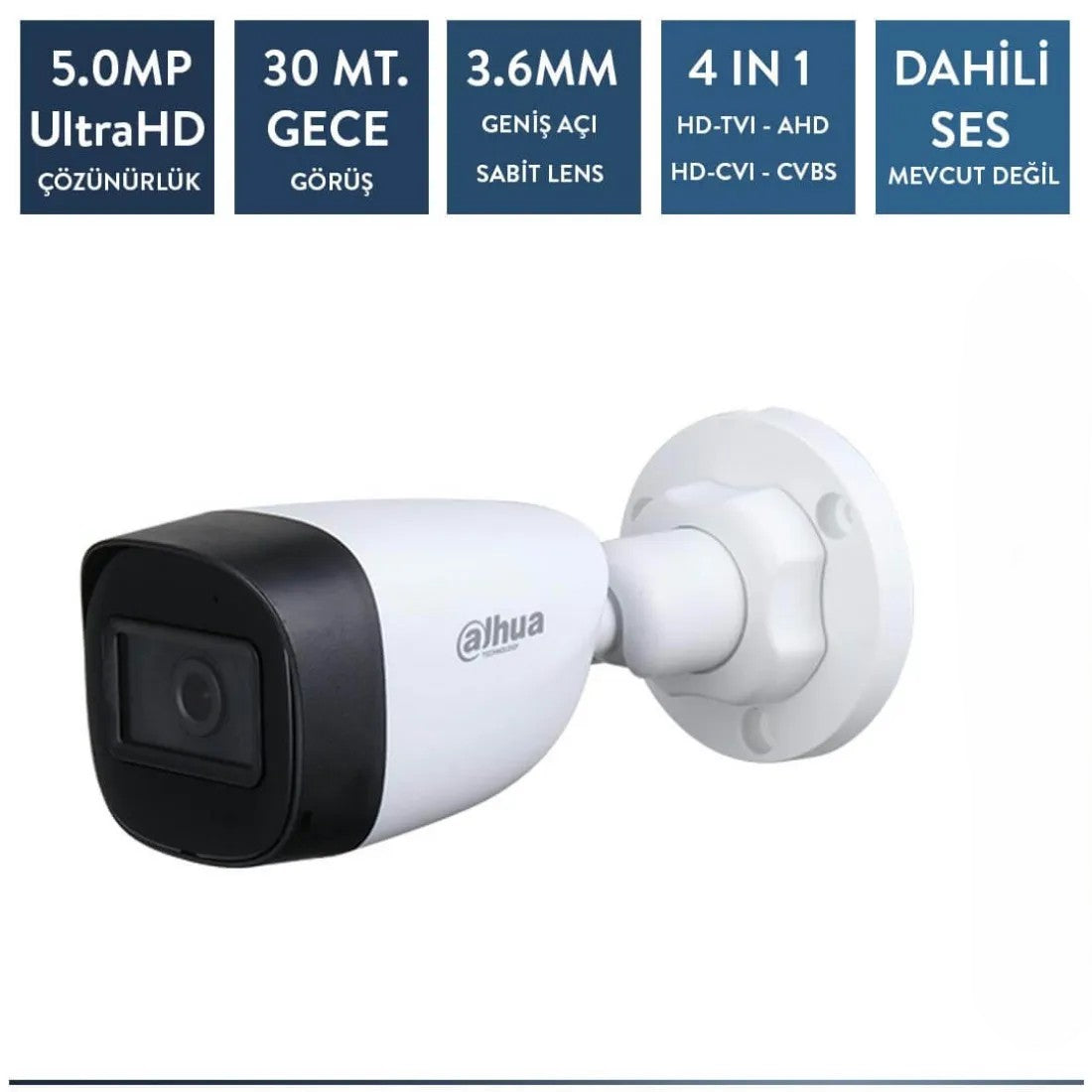 Dahua HAC-HFW1500C-0360B 5mp Analog HD IR Bullet Kamera