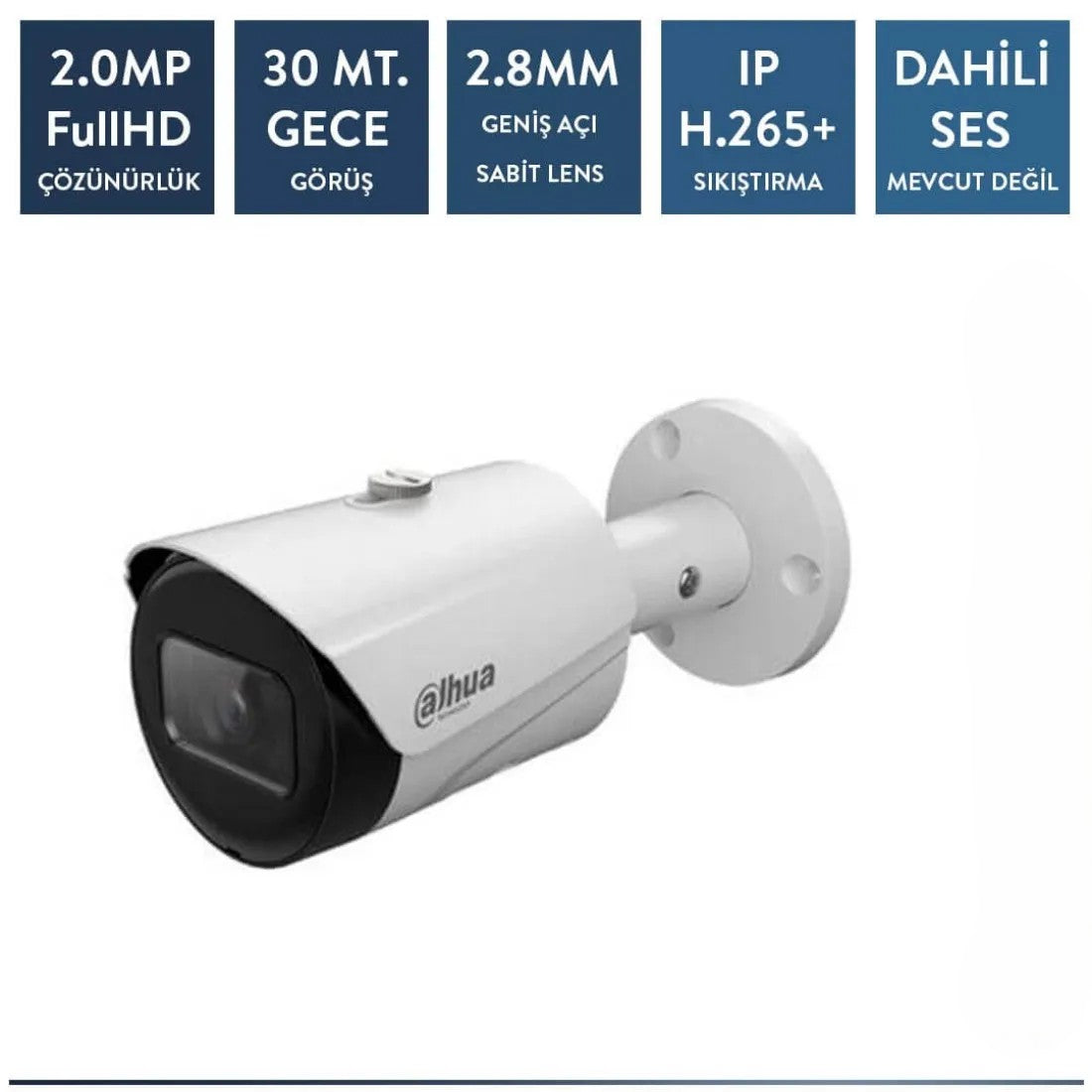 Dahua IPC-HFW1230S-S-0280B-S4 2mp ip Bullet Kamera