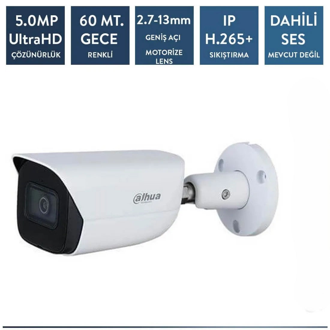 Dahua IPC-HFW3541T-ZAS-27135 5mp ip Bullet Starlight Motorize Kamera