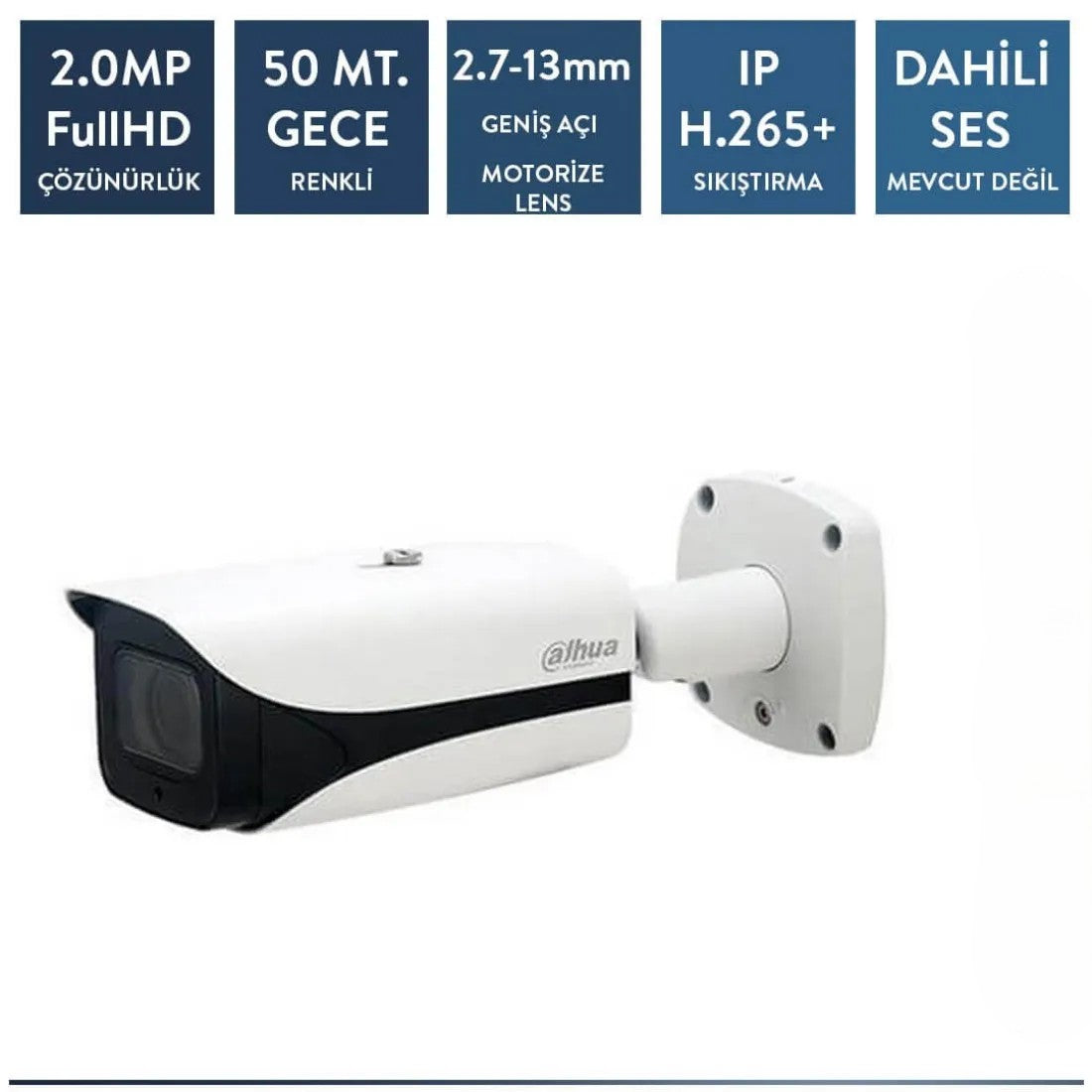 Dahua IPC-HFW5241E-ZE-27135 2mp ip Bullet Starlight Motorize Kamera