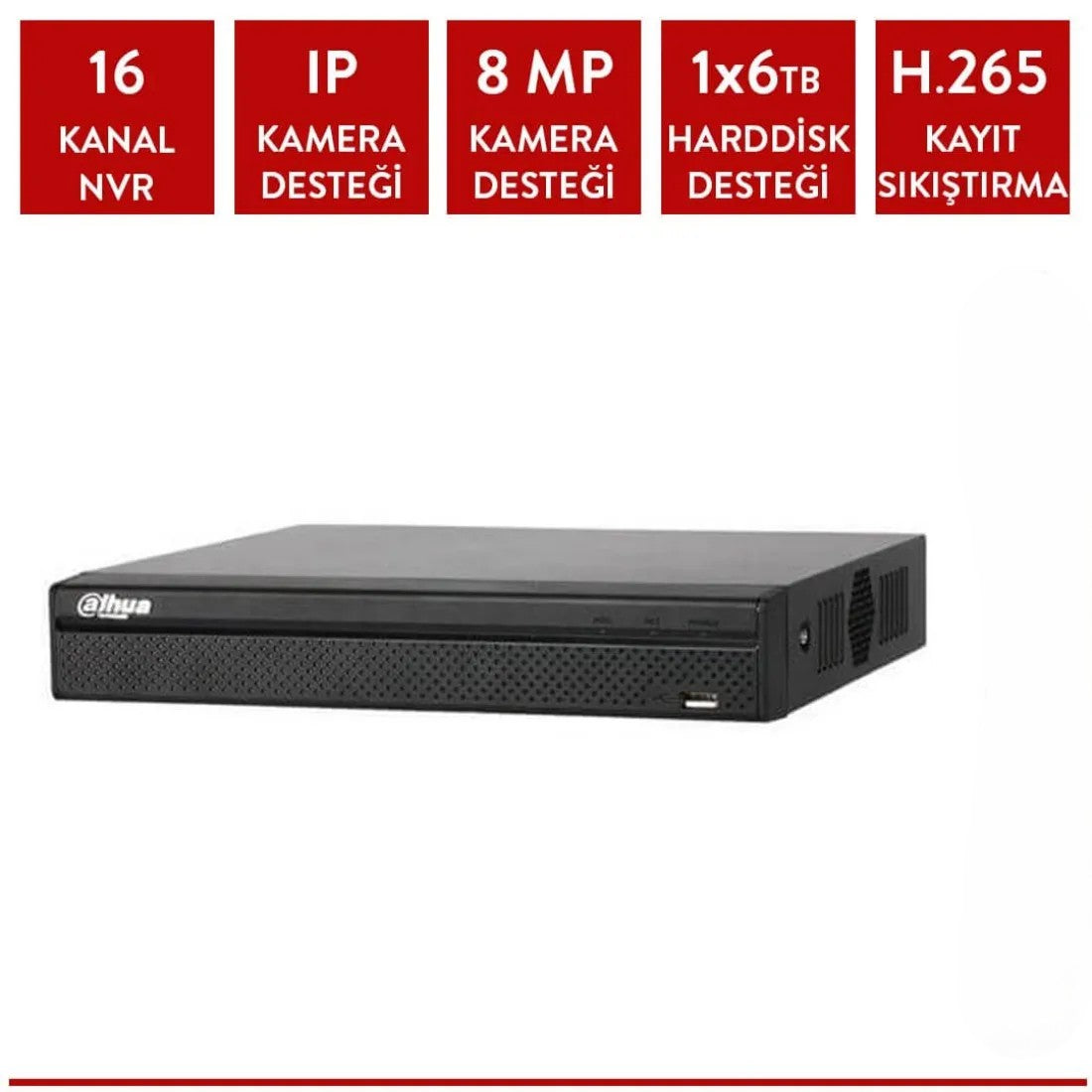 Dahua NVR2116HS-4KS2 16 Kanal Nvr Kayıt Cihazı