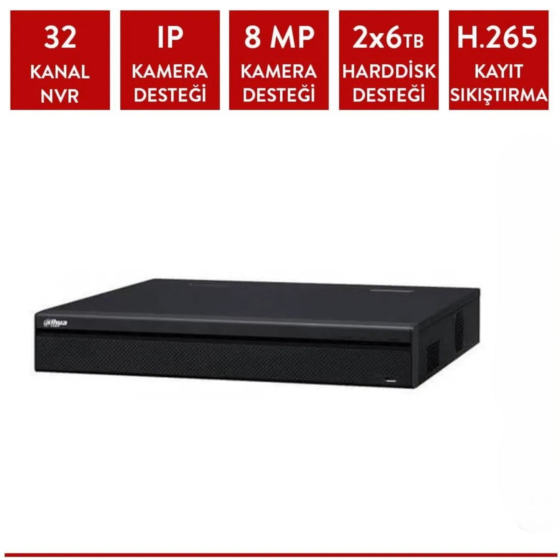 Dahua NVR4232-4KS2/L 32 Kanal Nvr Kayıt Cihazı