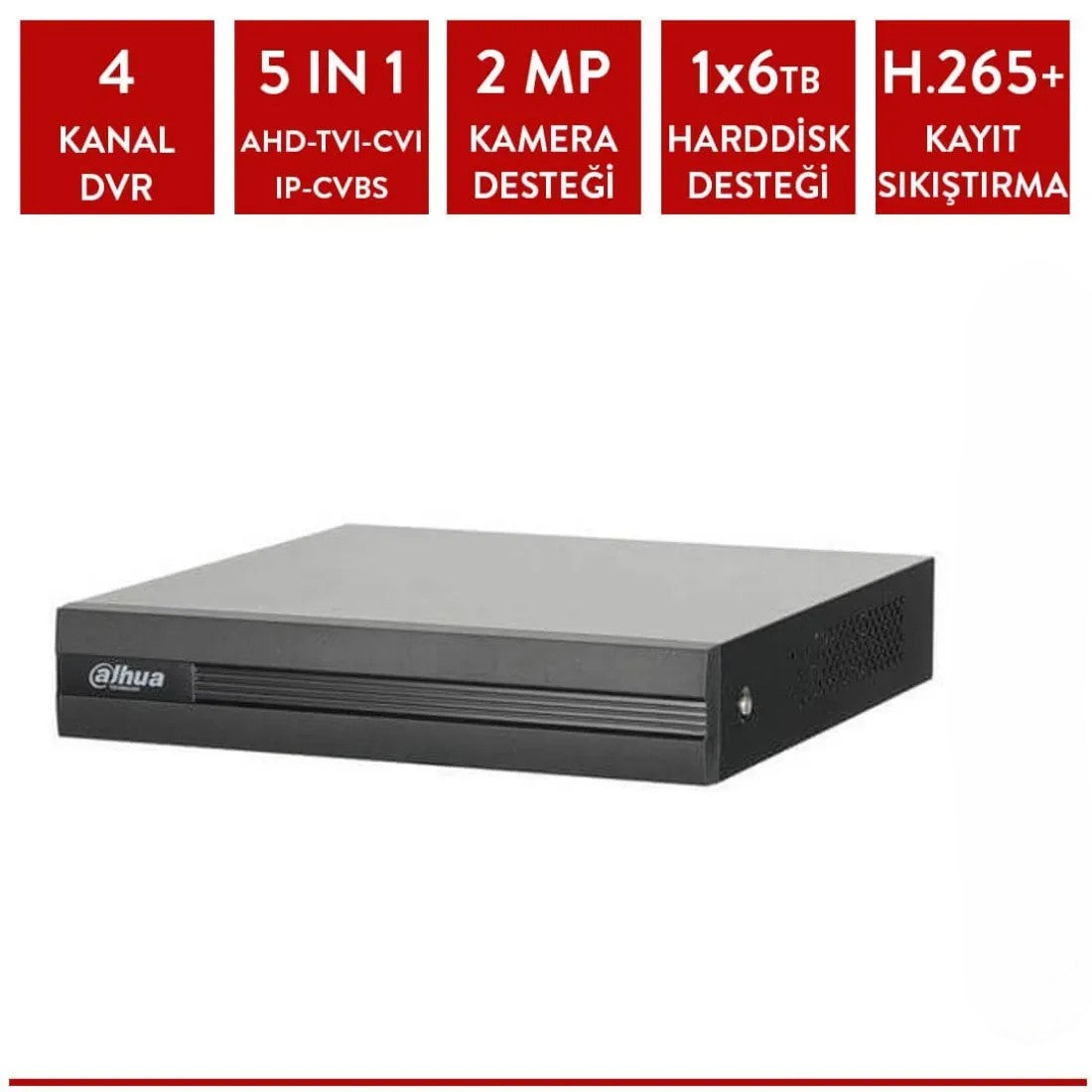 Dahua XVR1B04-I 4 Kanal XVR Kayıt Cihazı