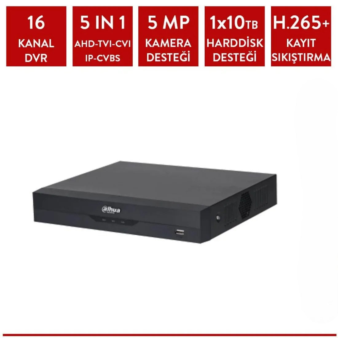 Dahua XVR5116HS-I3 16 Kanal XVR Kayıt Cihazı