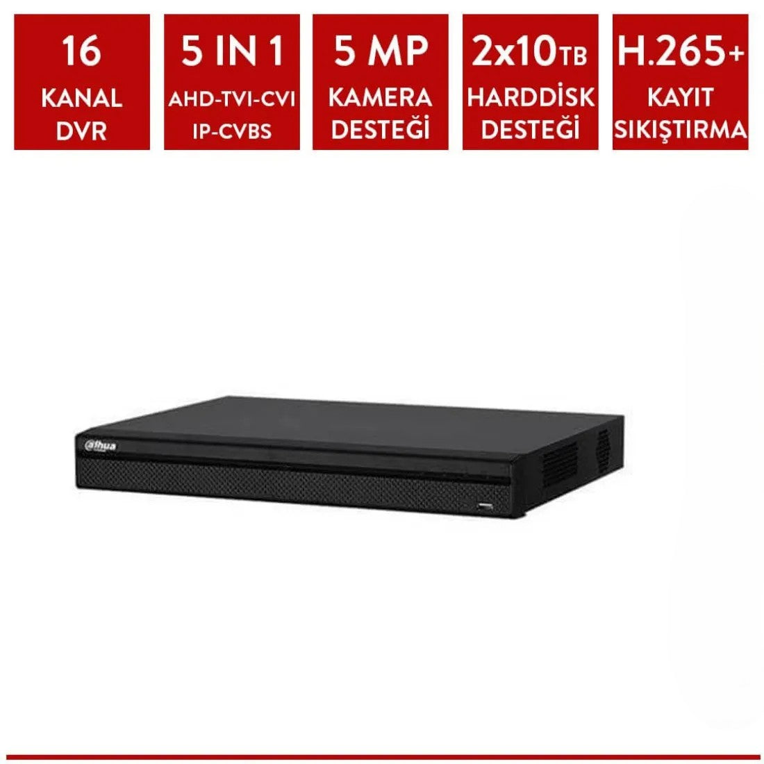 Dahua XVR5216AN-X 16 Kanal XVR Kayıt Cihazı