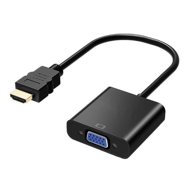 HDMI TO VGA Aktif Görüntü Çevirici Dönüştürücü Adaptör Ses Çıkışsız