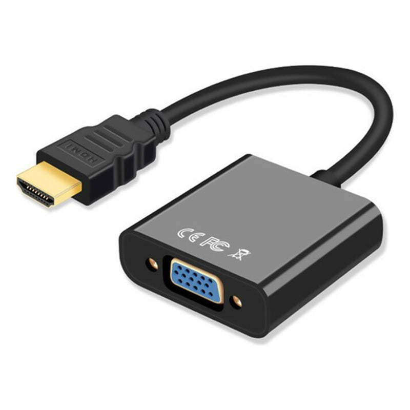 HDMI TO VGA Aktif Görüntü Çevirici Dönüştürücü Adaptör Ses Çıkışsız