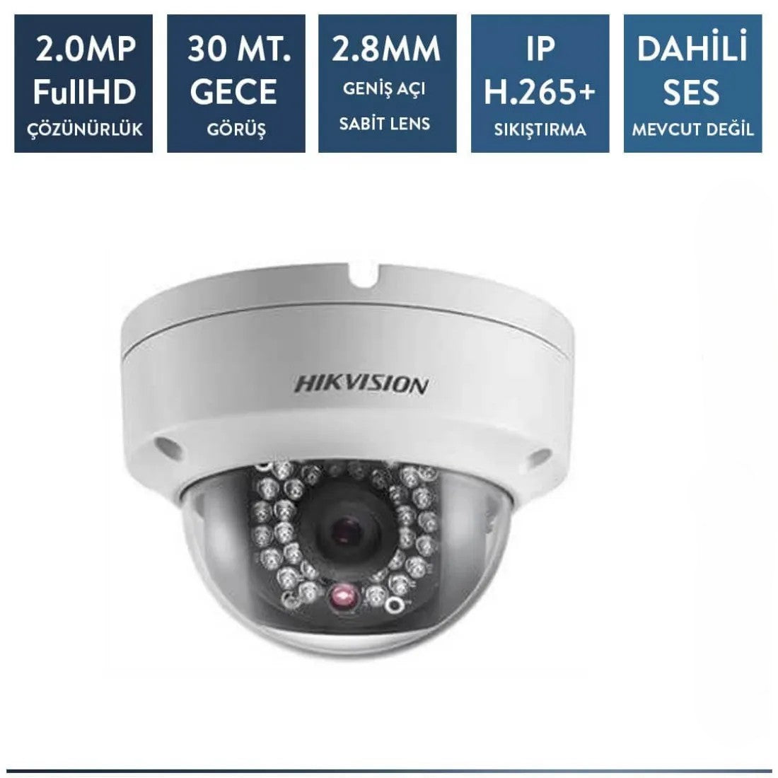 Hikvision DS-2CD2121G0-I 2mp ip IR Dome Kamera