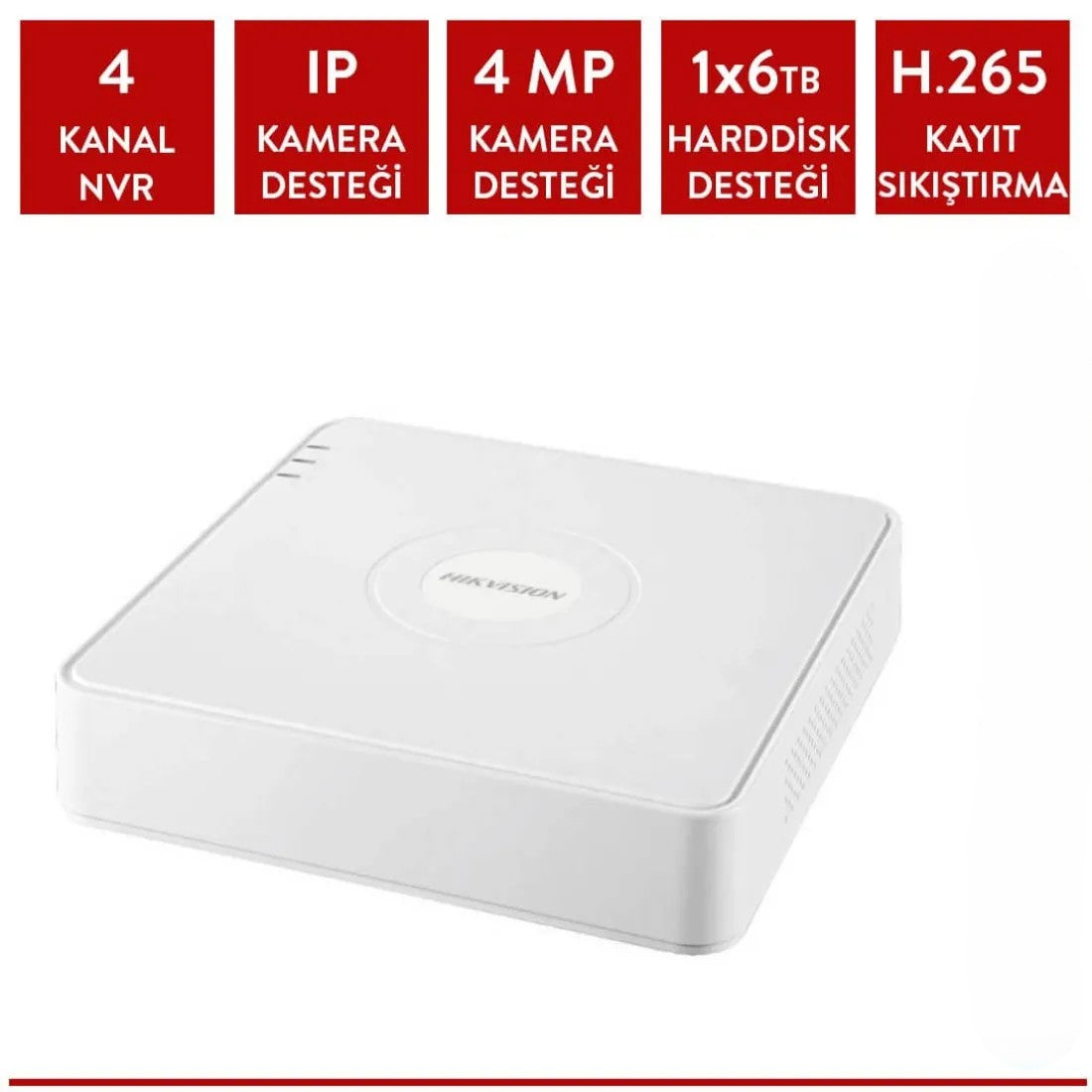 Hikvision DS-7104NI-Q1 4 Kanal Nvr Kayıt Cihazı