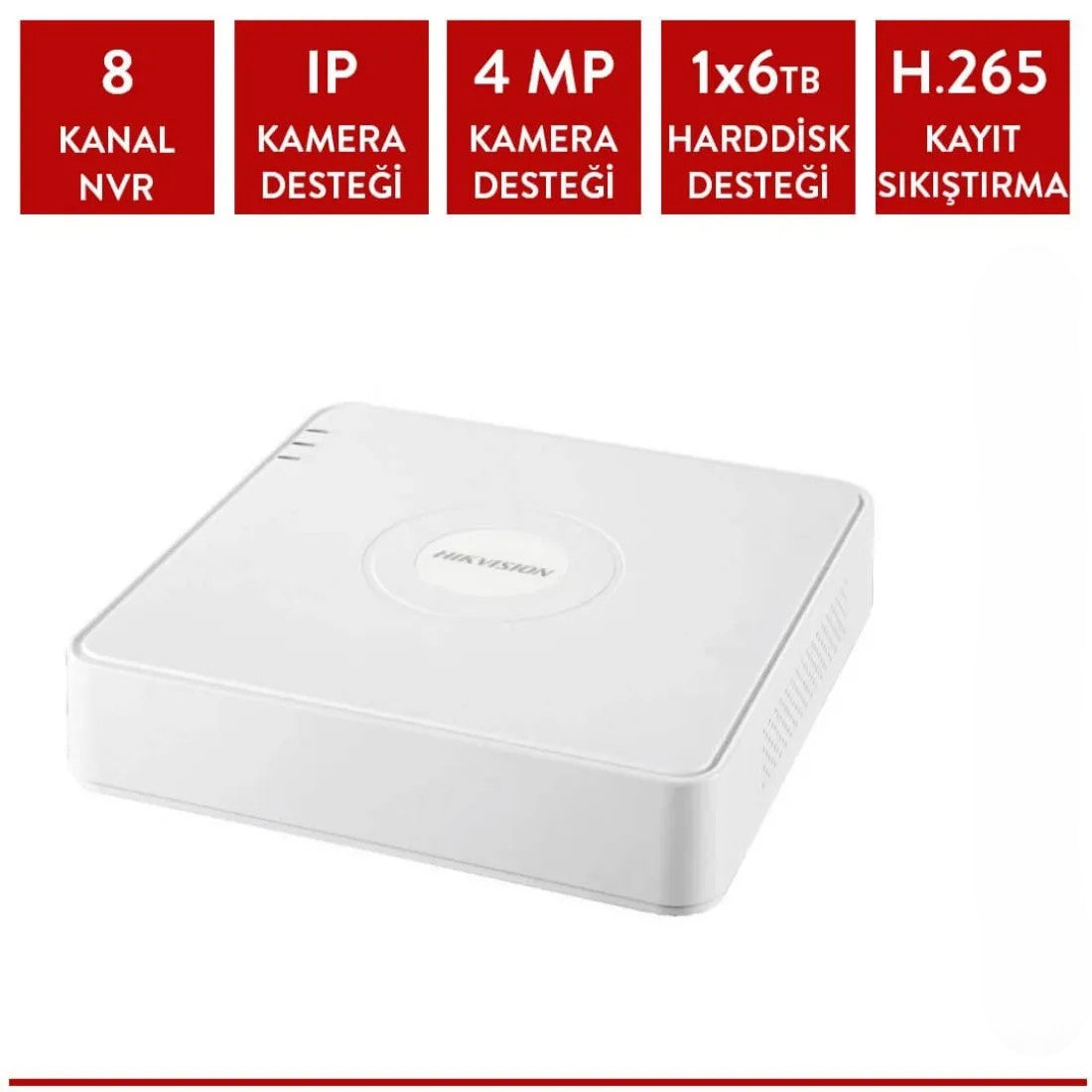 Hikvision DS-7108NI-Q1 8 Kanal Nvr Kayıt Cihazı