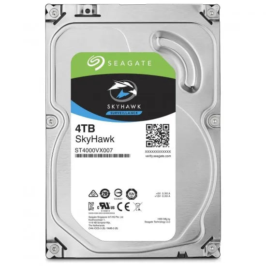 Seagate 4TB Skyhawk Sata 3.0 3.5 5900rpm Güvenlik Diski