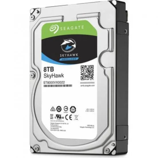 Seagate 8TB Skyhawk Sata 3.0 3.5  7200rpm Güvenlik Diski