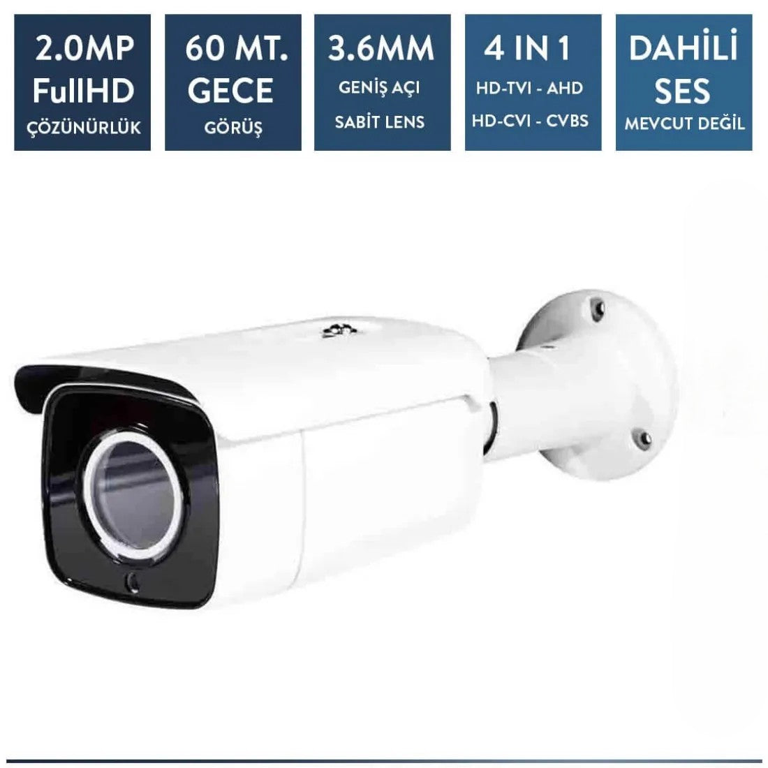 Techvision TC-11236H 2mp Metal Bullet Kamera