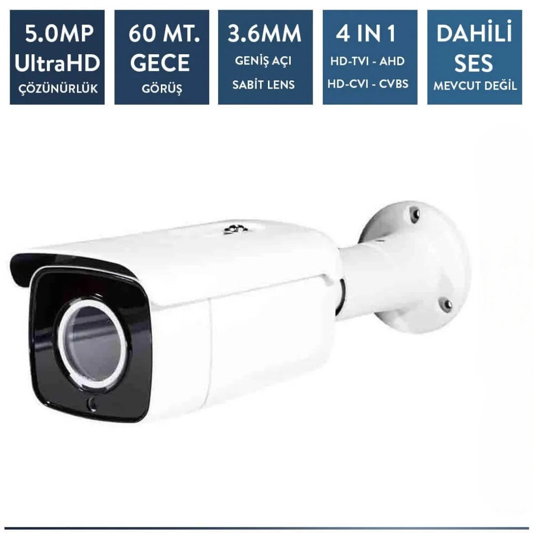 Techvision TC-11536H 5mp Metal Bullet Kamera