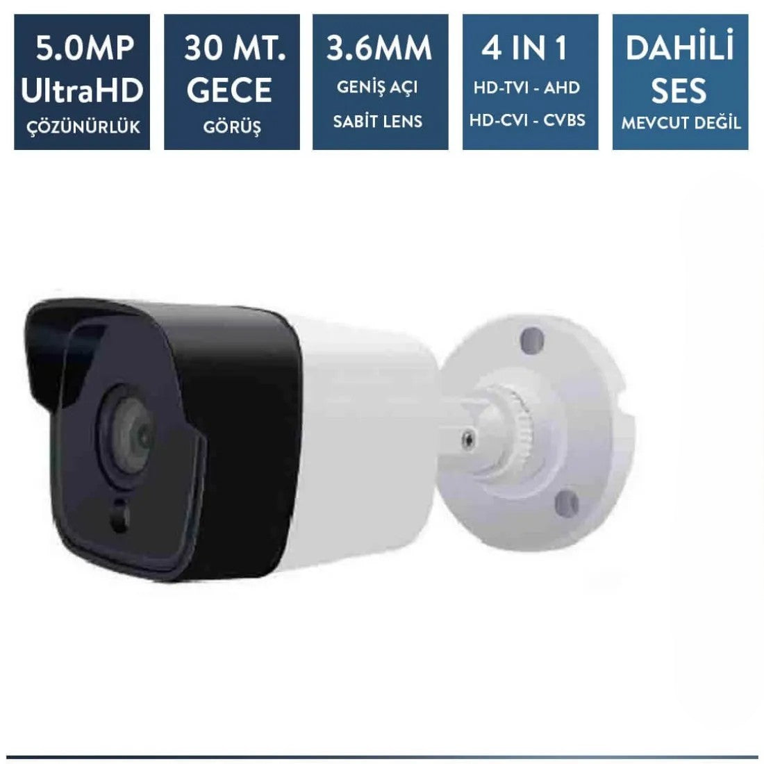 Techvision TC-1536H 5mp Plastik Bullet Kamera