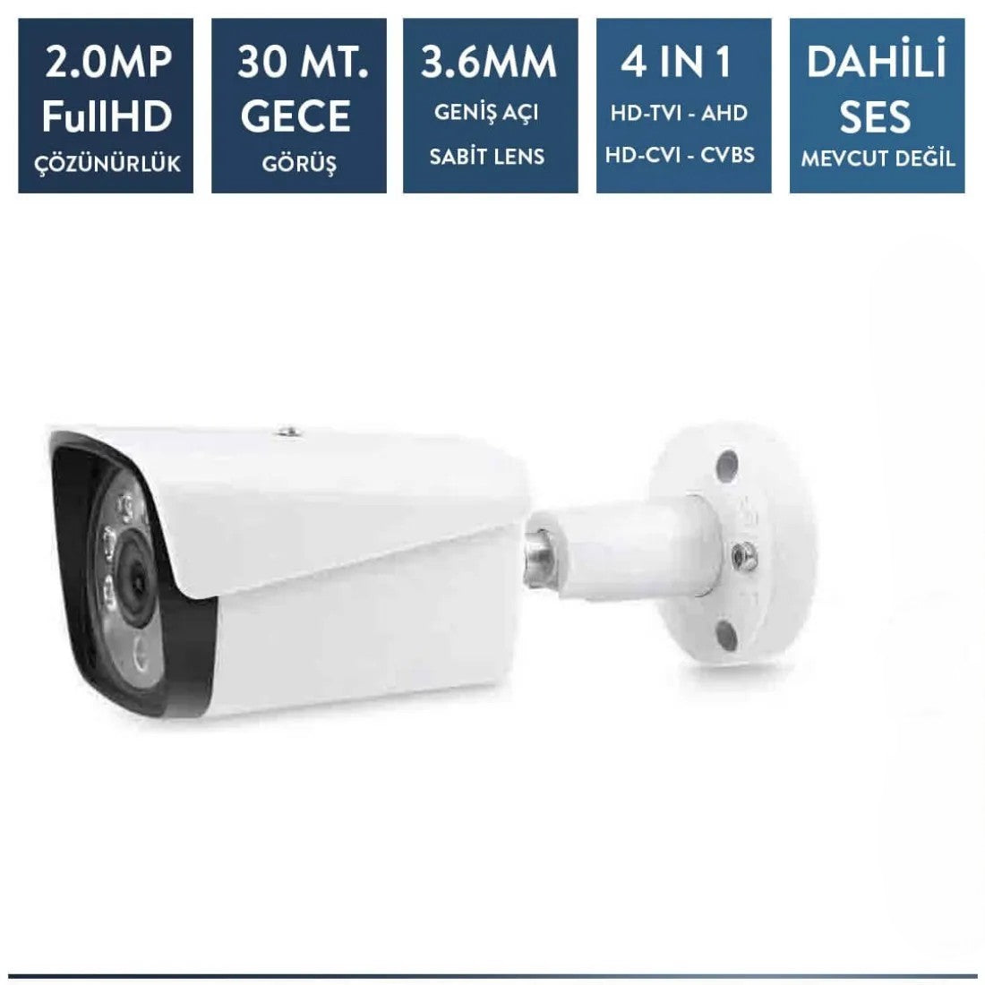 Techvision TC-3236H 2mp Metal Bullet Kamera