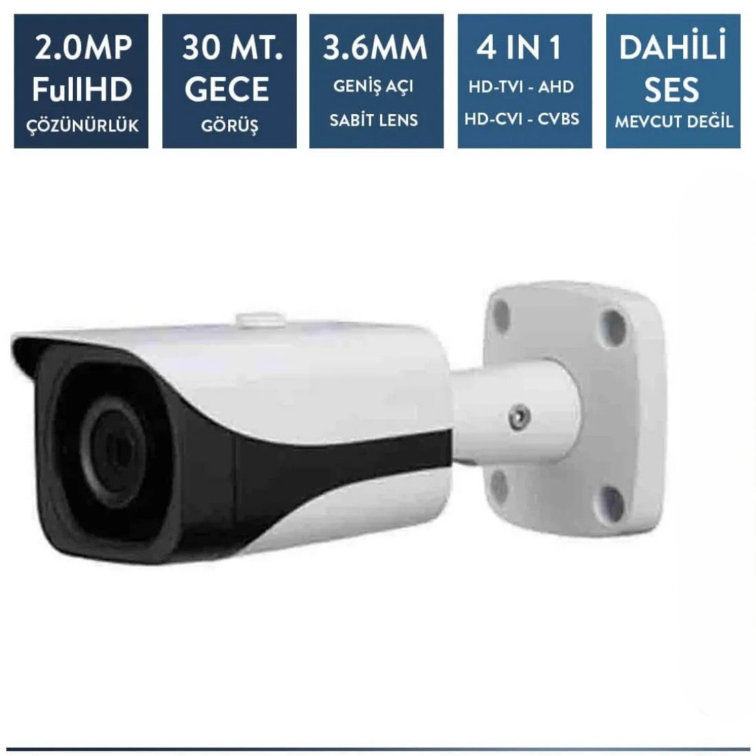 Techvision TC-7236H 2mp Metal Bullet Kamera