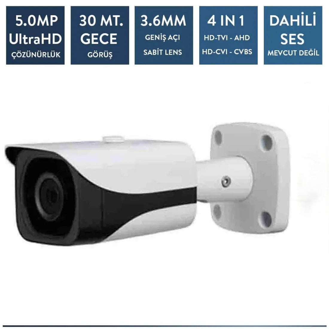 Techvision TC-7536H 5mp Metal Bullet Kamera