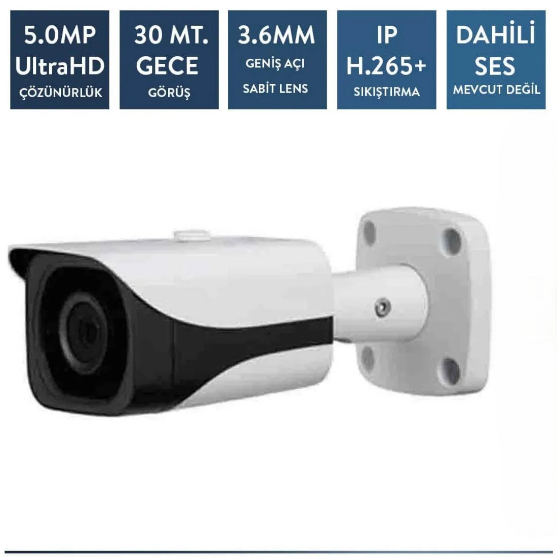 Techvision TC-7536N 5mp Ip Poe Metal Bullet Kamera