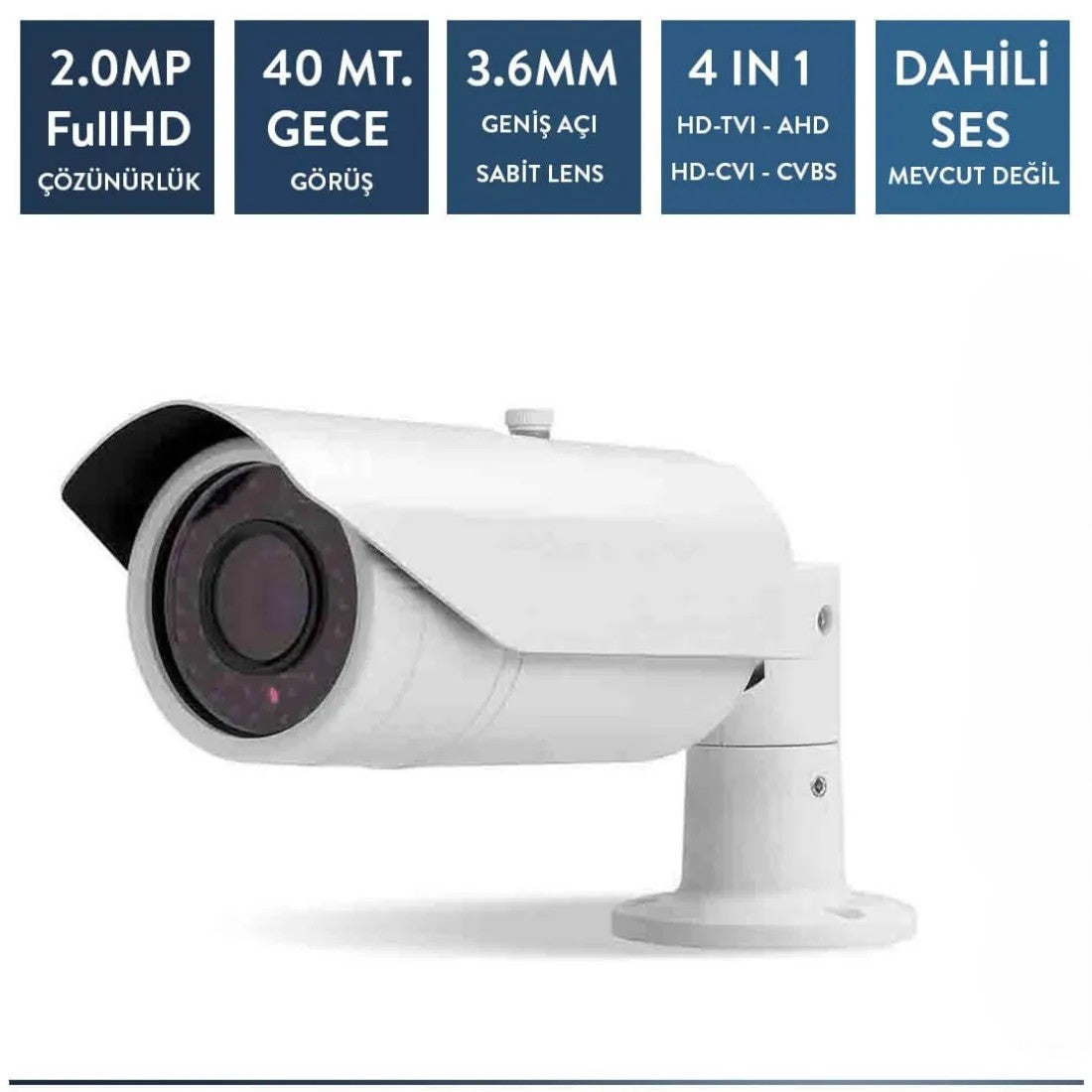 Techvision TC-9236H 2mp Metal Bullet Kamera